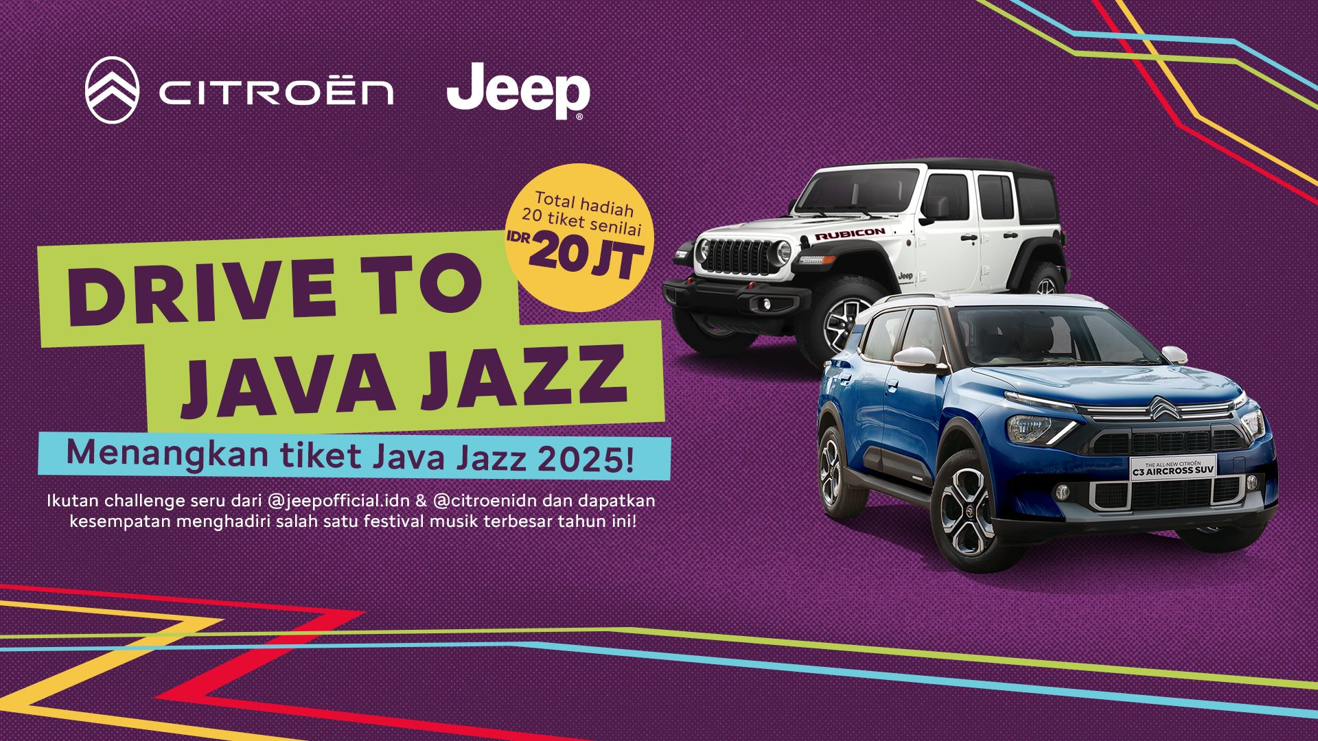 Jeep dan Citroen Java Jazz Festival