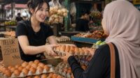pedagang telur