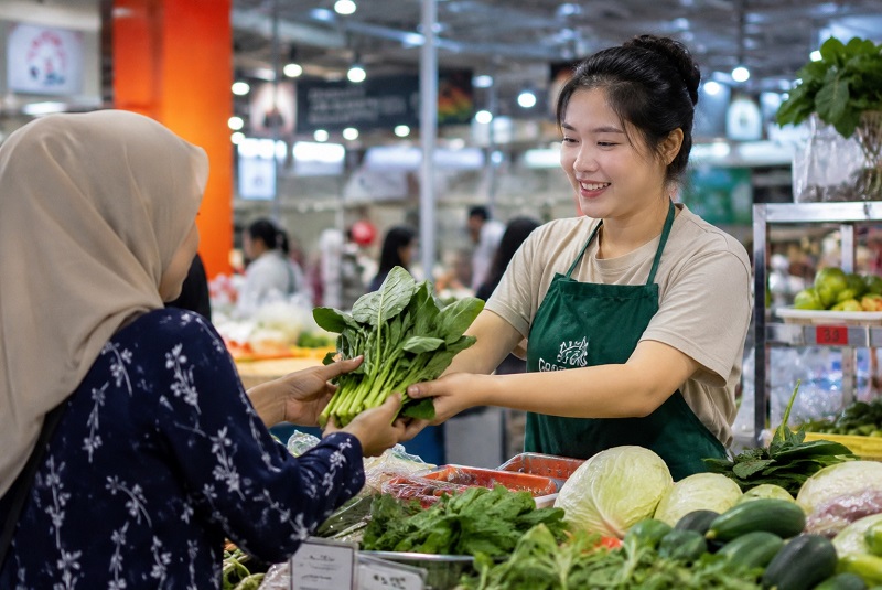 pedagang sayur