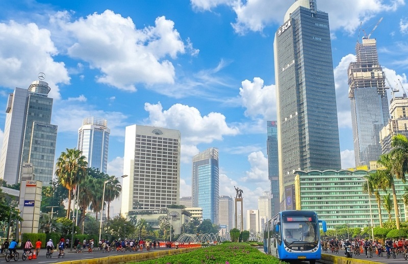 jakarta cerah berawan