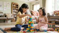 kakak-adik-bermain-bersama