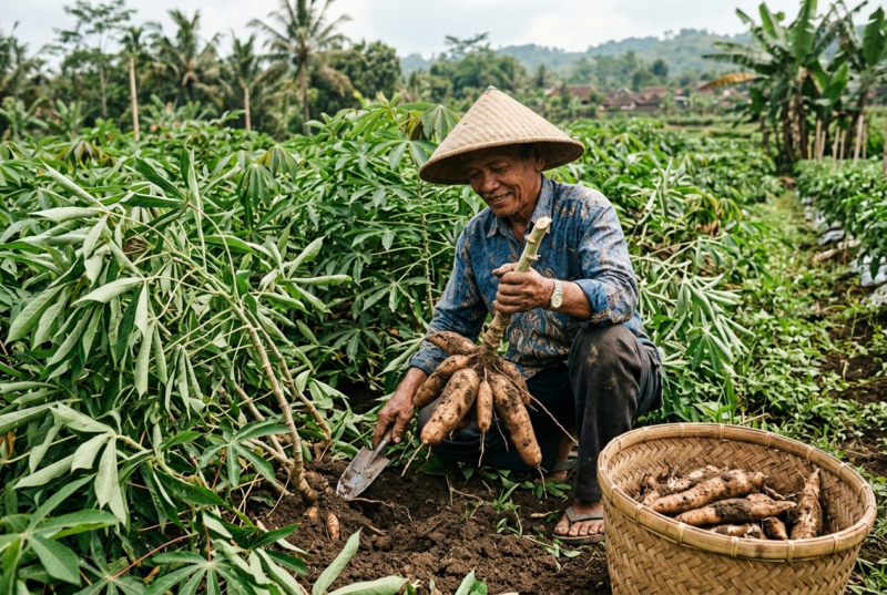 petani singkong